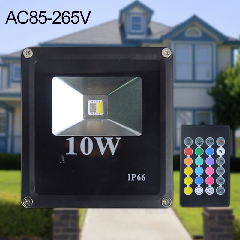 Foxanon Floodlight 10W Aluminum light RGB+CW/WW LED AC85-265V Lamp IP66 Waterproof Lighting LED Flood light Spotlights Outdoor
Foxanon Floodlight 10W Aluminum light RGB+CW/WW LED AC85-265V Lamp IP66 Waterproof Lighting LED Flood light Spotlights Outdoor