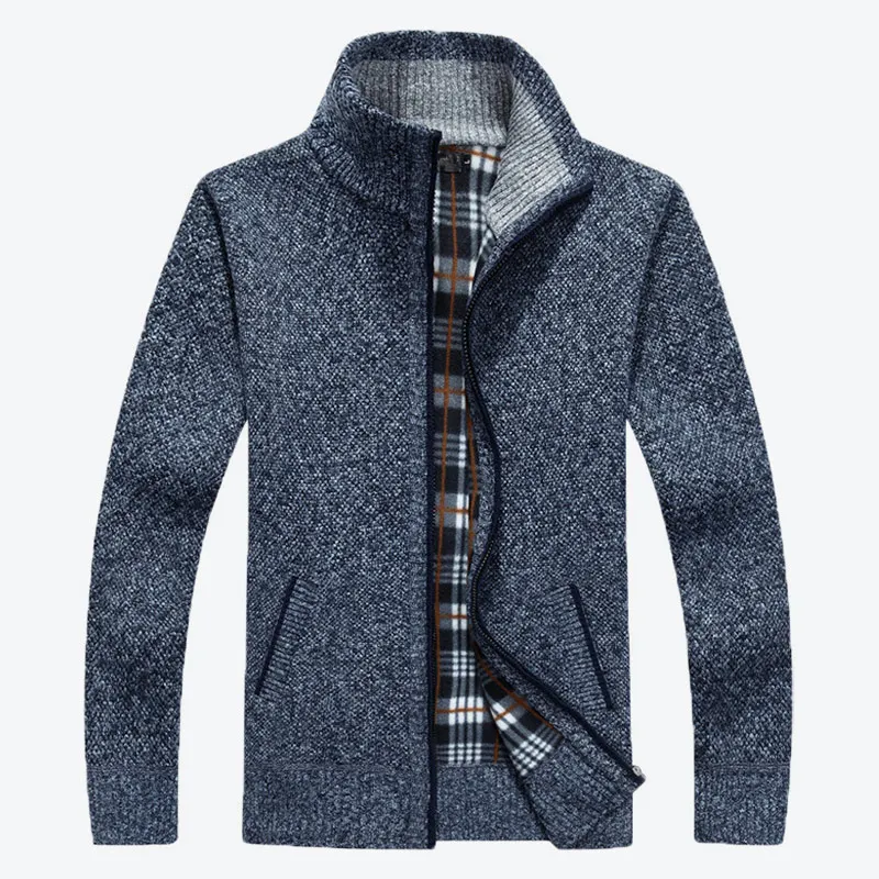 Autumn Winter Casual Loose Stand Neck Wool Sweaters Coat Man Zipper Thick Knittwear Men Warm Cardigan Sweatercoat
Autumn Winter Casual Loose Stand Neck Wool Sweaters Coat Man Zipper Thick Knittwear Men Warm Cardigan Sweatercoat