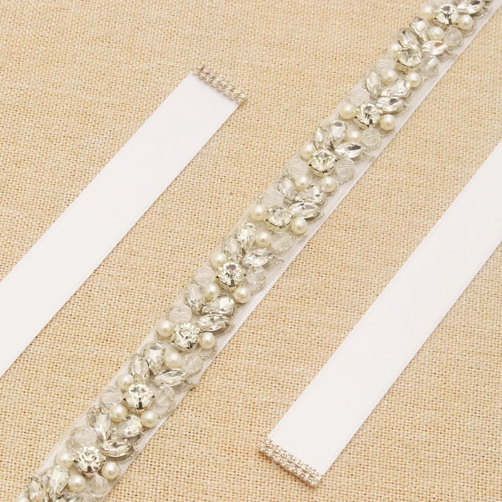 MissRDress Handmade Wedding Belt Silver Crystal Bridal Sash Rhinestones Pearls Bridal Belt For Wedding Dresses JK927
MissRDress Handmade Wedding Belt Silver Crystal Bridal Sash Rhinestones Pearls Bridal Belt For Wedding Dresses JK927