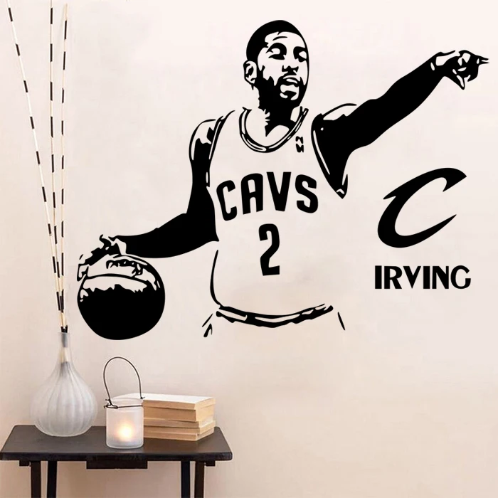 New arrival Vinyl wall art sticker basketball star Irving wall stickers background wall decoration stickers wall Decor mural
New arrival Vinyl wall art sticker basketball star Irving wall stickers background wall decoration stickers wall Decor mural