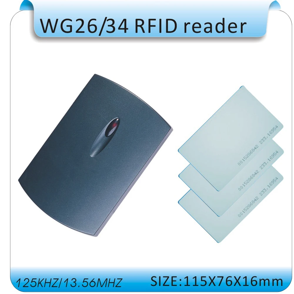 Бесплатная доставка 125 кГц Rfid рчид рг26 считыватель/Бесконтактный считыватель ID-карт рг26/34 EM4100 кард-ридер + 10 кард-ридеров
Бесплатная доставка 125 кГц Rfid рчид рг26 считыватель/Бесконтактный считыватель ID-карт рг26/34 EM4100 кард-ридер + 10 кард-ридеров