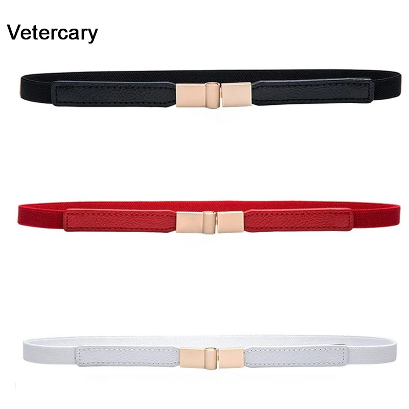 Small Stretch Waistbands Women Gold Buckle Stretch Belt Thin red PU leather Elastic Waist Band dress cummerbund cute woman party
Small Stretch Waistbands Women Gold Buckle Stretch Belt Thin red PU leather Elastic Waist Band dress cummerbund cute woman party