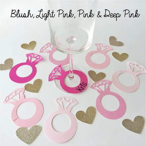 pink theme Diamond Ring Wine Drink Marker wine glass Name Tags Charms Wedding Party Bachelorette Bridal shower place table cards
pink theme Diamond Ring Wine Drink Marker wine glass Name Tags Charms Wedding Party Bachelorette Bridal shower place table cards