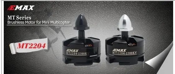 Бесщеточный двигатель Emax MT2204 2300KV CW/CCW для радиоуправляемого квадрокоптера DIY 250 FPV