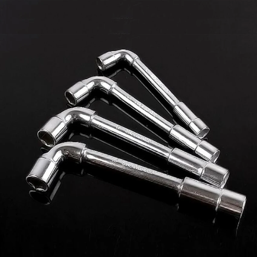 Mirror Polished L-Type Angled Socket Wrench Spanner with Thru Hole Chrome Vanadium Material 13~19mm
Mirror Polished L-Type Angled Socket Wrench Spanner with Thru Hole Chrome Vanadium Material 13~19mm