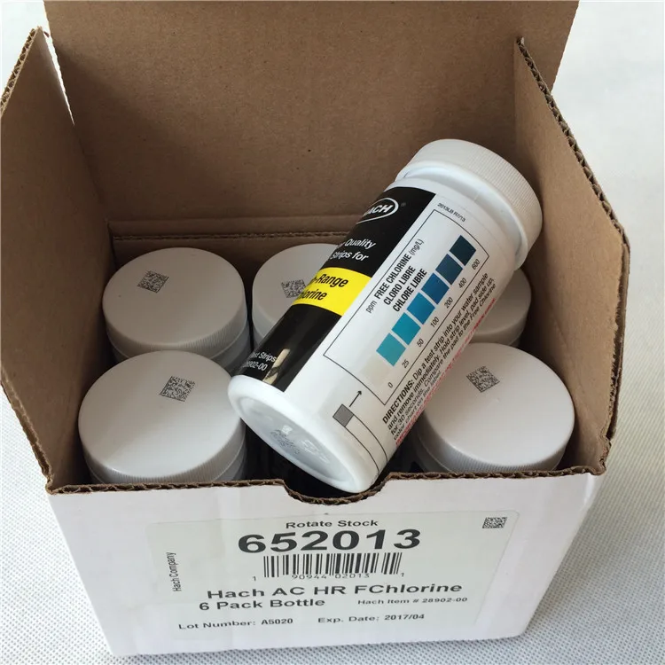 U.S. imports of residual chlorine test paper HACH hash food residual chlorine 0-600ppm hypochlorite detection 100 / box
U.S. imports of residual chlorine test paper HACH hash food residual chlorine 0-600ppm hypochlorite detection 100 / box