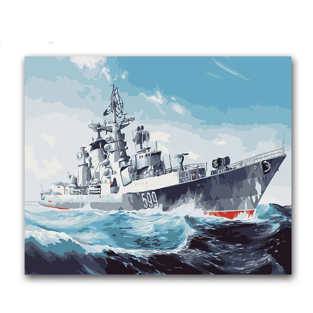 Военный Тип танки картина маслом по номерам с комплекты diy живопись на холсте
