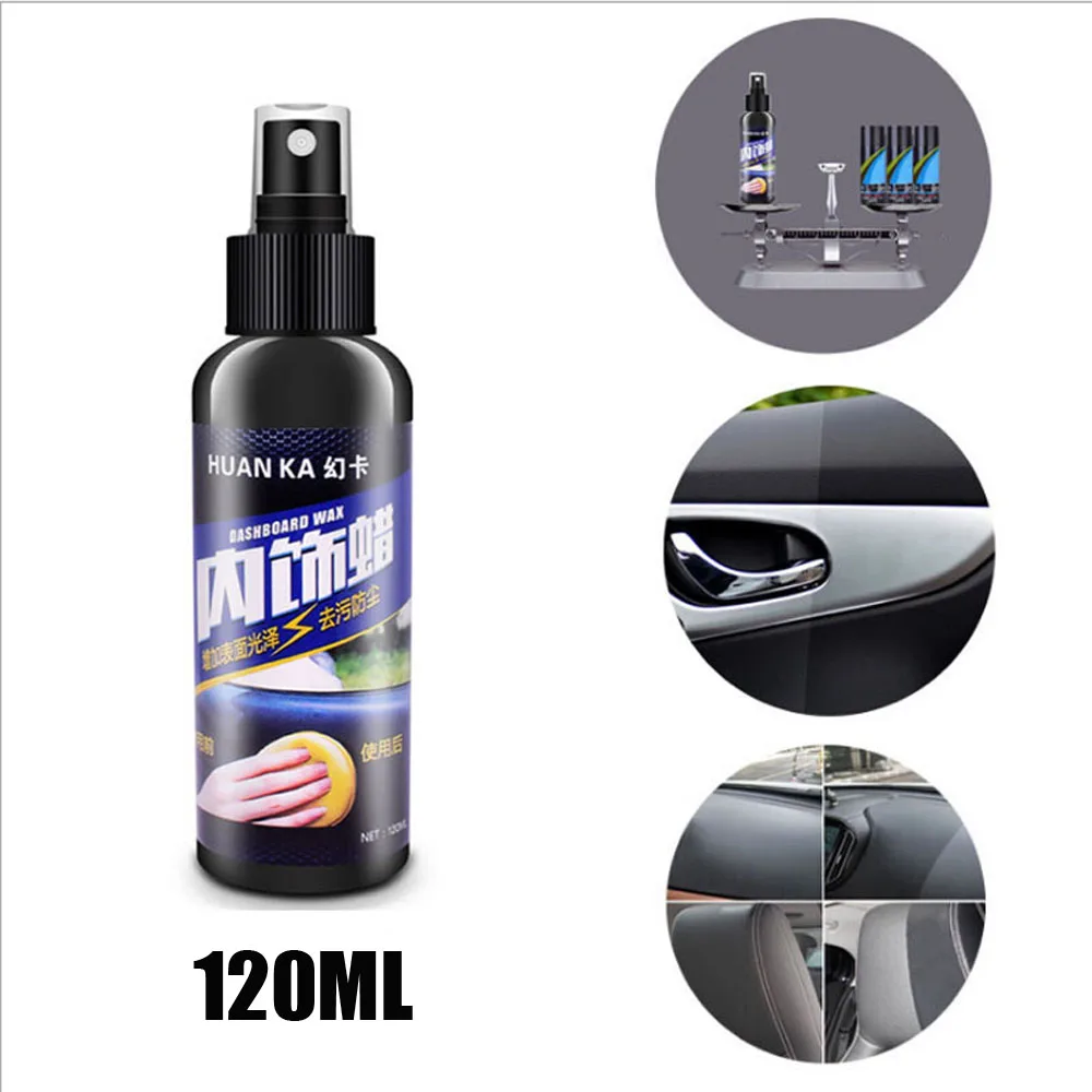 120ML Automotive Interior Wax Multi-Purpose Car Cleaner Tire Wax Plastic Leather Polishing Wax
120ML Automotive Interior Wax Multi-Purpose Car Cleaner Tire Wax Plastic Leather Polishing Wax