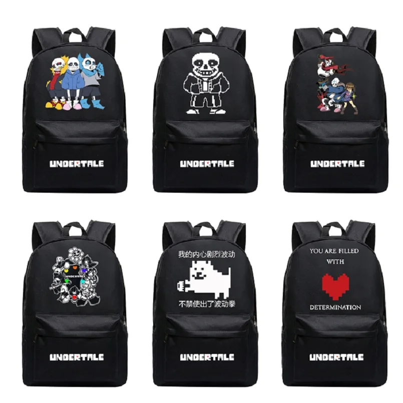 High Q Game Undertale Backpack Large Capacity Rucksack Unisex Preppy Style Bags Luggage Canvas Shoulder Bags
High Q Game Undertale Backpack Large Capacity Rucksack Unisex Preppy Style Bags Luggage Canvas Shoulder Bags