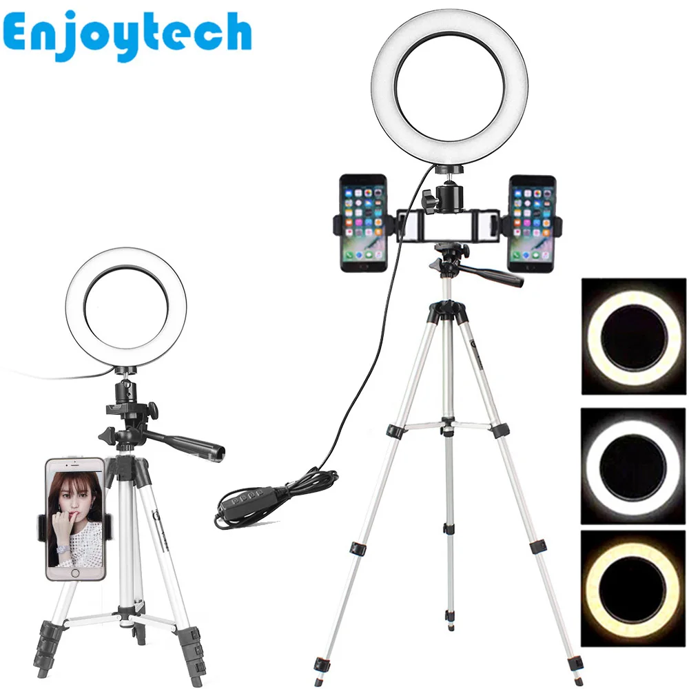 New Mini Tripod with Holder Bracket for iPhone Huawei Xiaomi Samsung Phones LED Flash Ring Light for Video Bloggers Selfie Sets
New Mini Tripod with Holder Bracket for iPhone Huawei Xiaomi Samsung Phones LED Flash Ring Light for Video Bloggers Selfie Sets