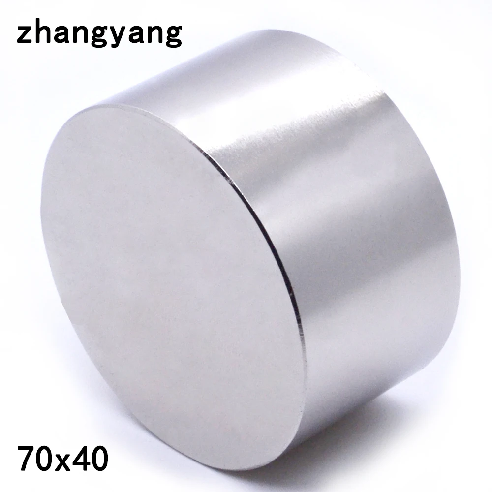 1PCS N52 Neodymium magnet 70X40 mm gallium metal super strong magnets 70*40 round magnet powerful permanent magnetic 70X40mm
1PCS N52 Neodymium magnet 70X40 mm gallium metal super strong magnets 70*40 round magnet powerful permanent magnetic 70X40mm