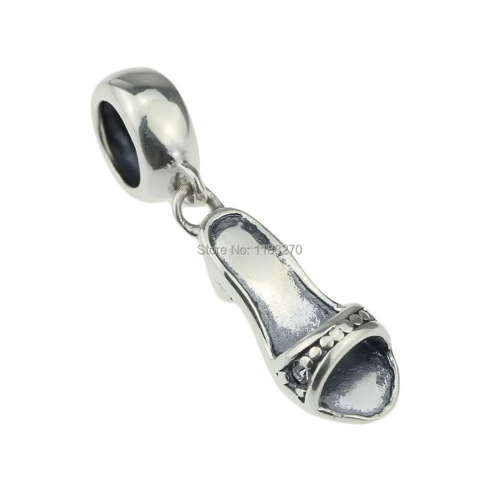925 Sterling Silver Charm high-heeled sandal dangle bead Charm Fit European pendant Charm Bracelet Chain DIY
925 Sterling Silver Charm high-heeled sandal dangle bead Charm Fit European pendant Charm Bracelet Chain DIY