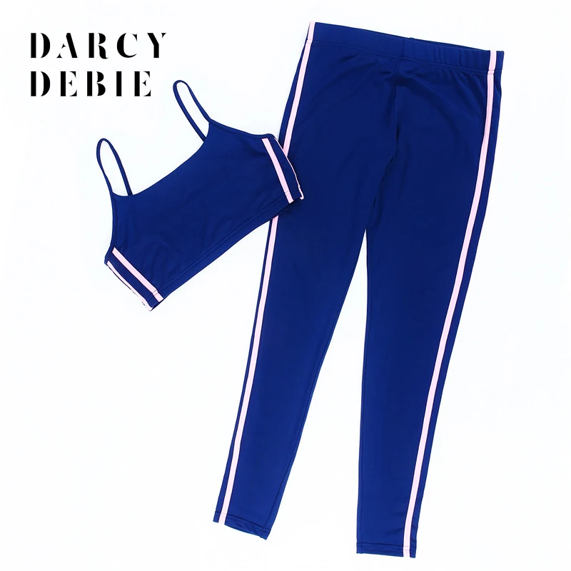 Darcydebie армия зеленый Йога Комплект Для женщин Фитнес Костюмы спортивной женщина