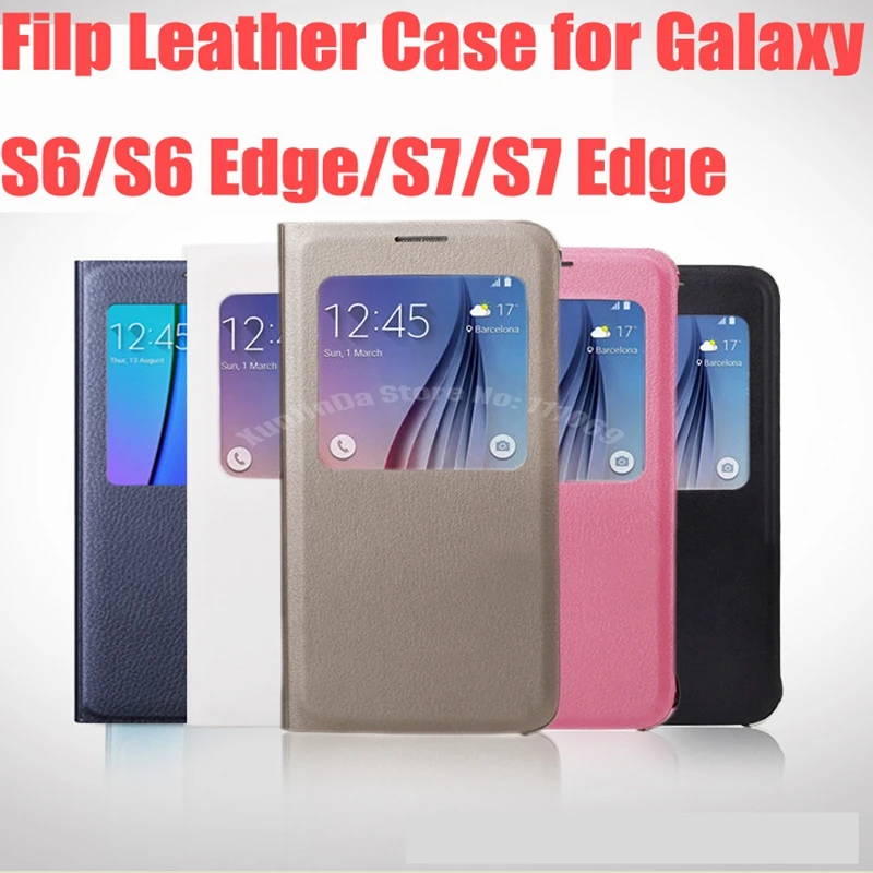 100pcs DHL Free Luxury View Window Flip PU Leather Case For Samsung Galaxy S7 Edge S7 S6 S6 Edge Phone Case Back Cover
100pcs DHL Free Luxury View Window Flip PU Leather Case For Samsung Galaxy S7 Edge S7 S6 S6 Edge Phone Case Back Cover
