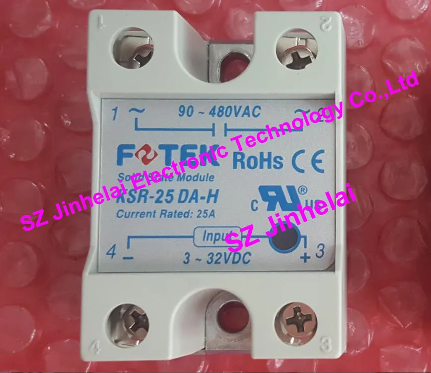 Новое и оригинальное экономичное твердотельное реле FOTEK, фотомагнитное реле 25A 90-480VAC 3-32VDC
Новое и оригинальное экономичное твердотельное реле FOTEK, фотомагнитное реле 25A 90-480VAC 3-32VDC