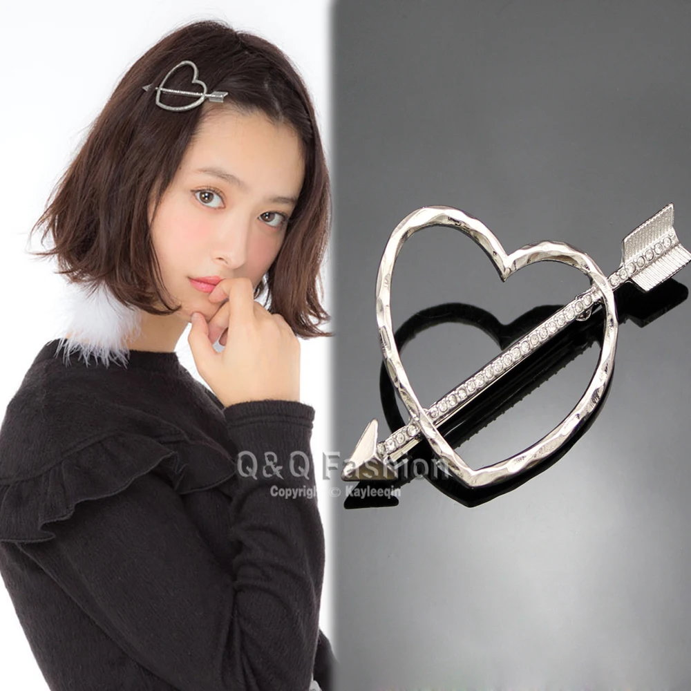 Prom Silver Plated Heart Diamante Arrow French Updo Hair Dress Snap Barrette Pin Clip Jewelry 2020 New
Prom Silver Plated Heart Diamante Arrow French Updo Hair Dress Snap Barrette Pin Clip Jewelry 2020 New