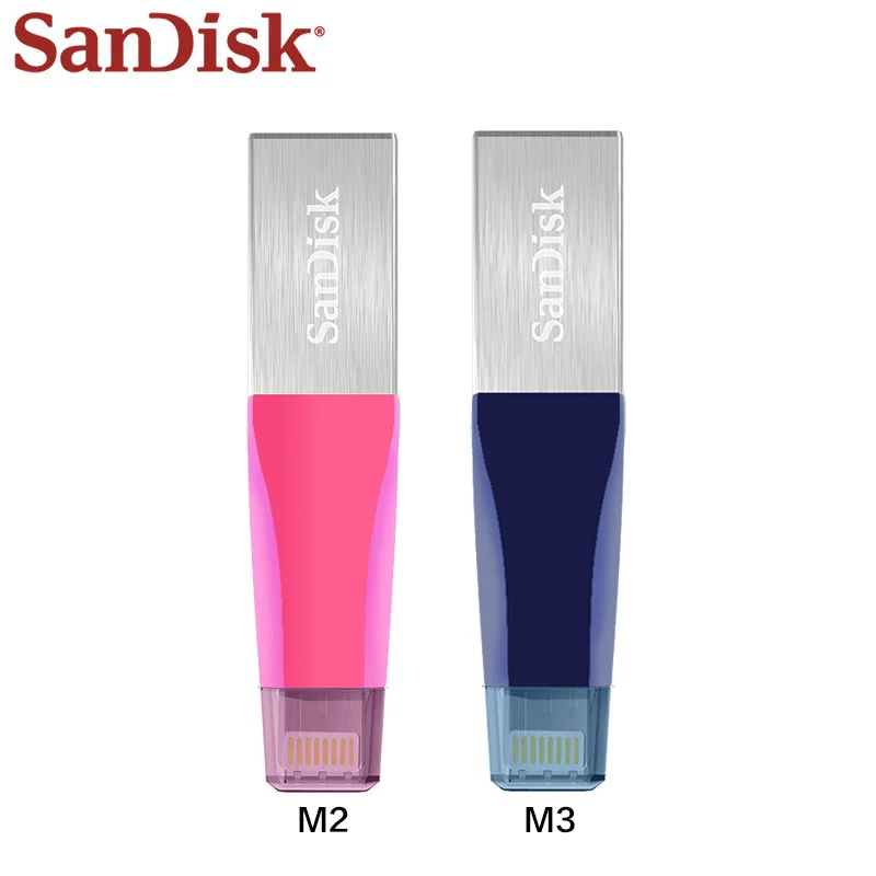 Sandisk USB флеш-накопитель для iPhone OTG HD карта памяти 64 ГБ 128 Флешка Usb 3 0 флешка разъем