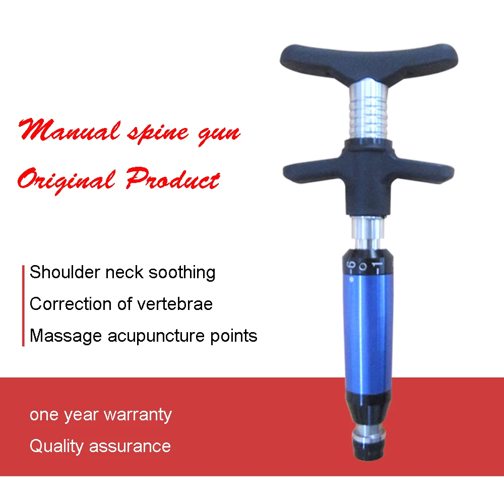 Manual Chiropractic Adjusting Tool Therapy Spine Activator Correction Massager 6 Levels 4 Heads Health Care Manual Gun Device
Manual Chiropractic Adjusting Tool Therapy Spine Activator Correction Massager 6 Levels 4 Heads Health Care Manual Gun Device