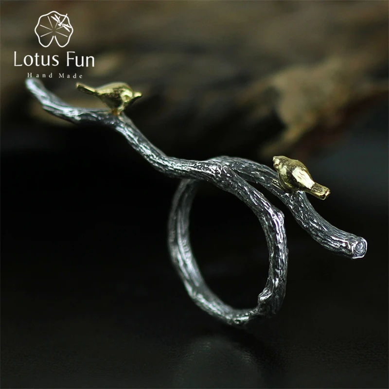Lotus Fun реальные стерлингового серебра 925 природных ручной дизайнер ювелирных