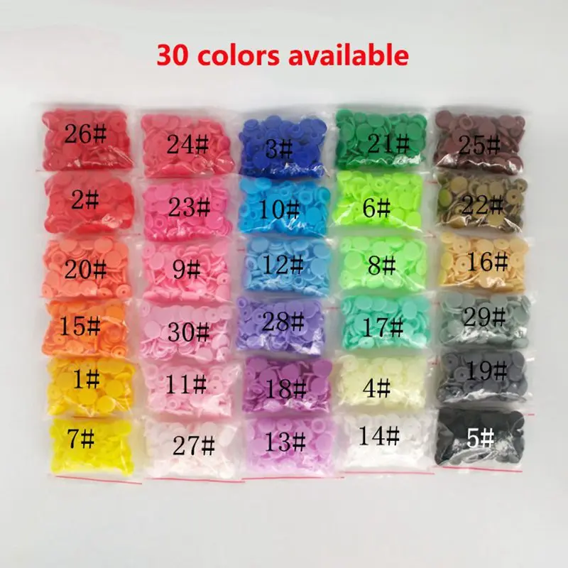 Prajna Wholesale Price 20 Sets KAM T5 Baby Resin Snap Buttons Plastic Snaps Raincoat Clothing Tool Press Stud Fasteners 30 color
Prajna Wholesale Price 20 Sets KAM T5 Baby Resin Snap Buttons Plastic Snaps Raincoat Clothing Tool Press Stud Fasteners 30 color