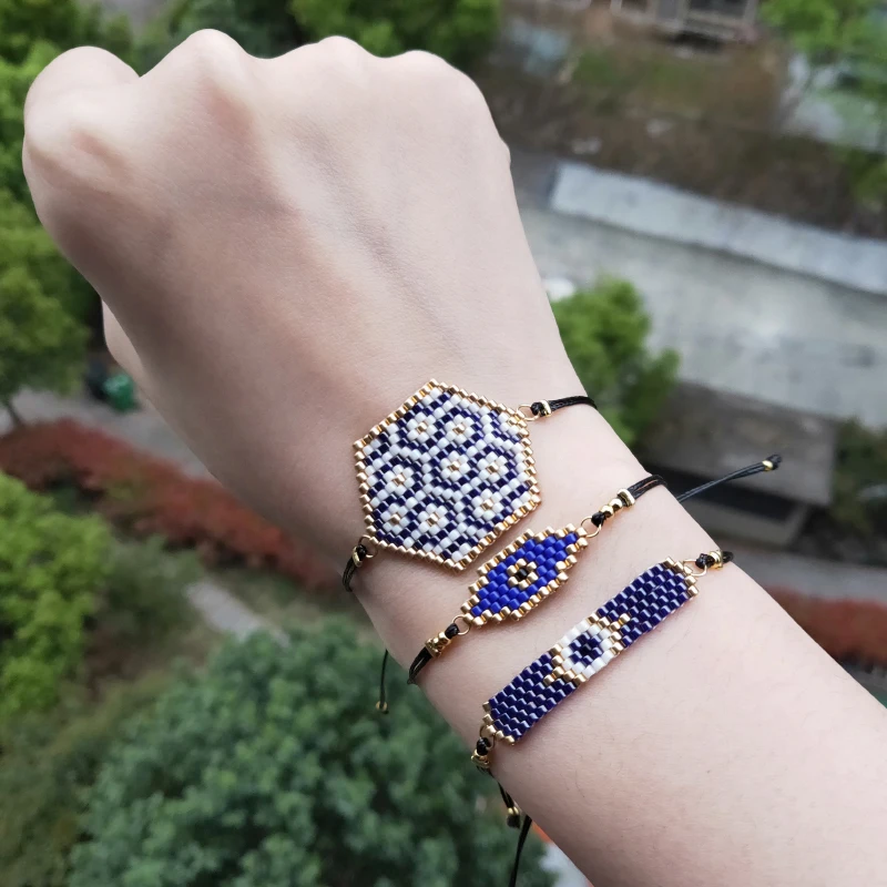 Ins Hot Ethnic Girls Vintage Bracelet Evil Eye Handmade Jewelry Geometric Rope Adjustable Bracelet Set Woman Friendship Gifts
Ins Hot Ethnic Girls Vintage Bracelet Evil Eye Handmade Jewelry Geometric Rope Adjustable Bracelet Set Woman Friendship Gifts