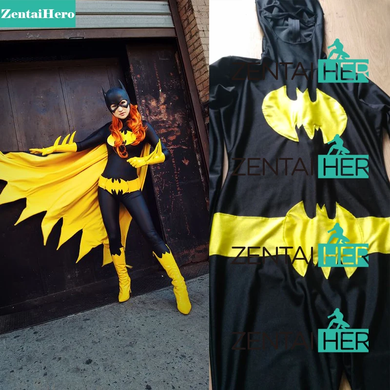 New Arrival 2022 Spandex Batgirl Costume Black/Yellow Halloween Girl Costume Fancy Dress Superhero Cosplay Costume
New Arrival 2022 Spandex Batgirl Costume Black/Yellow Halloween Girl Costume Fancy Dress Superhero Cosplay Costume