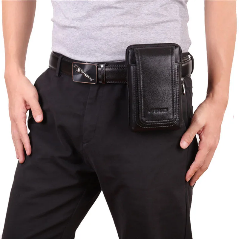 Men's Genuine Leather Shoulder Crossbody Fanny Waist Bag Cell/Mobile Phone Coin Purse Pocket Belt Bum Pouch Pack phone wallets
Men's Genuine Leather Shoulder Crossbody Fanny Waist Bag Cell/Mobile Phone Coin Purse Pocket Belt Bum Pouch Pack phone wallets