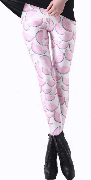 Fashion Women Watermelon on White Print Leggings Slim Fit Thin Elastic Polyester Cos Party Pants Casual Trousers Drop Shipping
Fashion Women Watermelon on White Print Leggings Slim Fit Thin Elastic Polyester Cos Party Pants Casual Trousers Drop Shipping