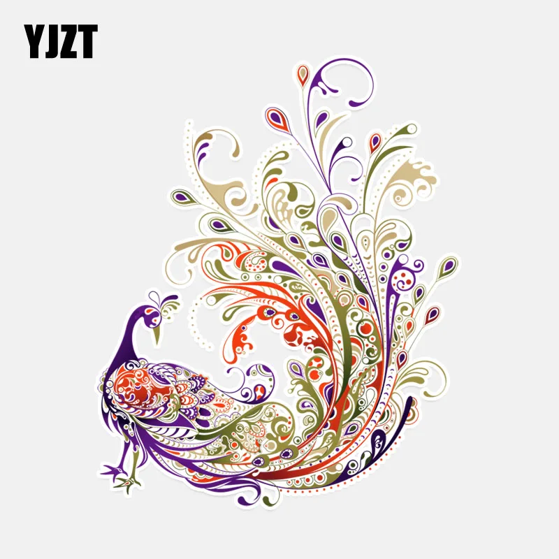 YJZT 13.5*16.8CM Interesting Colorful Peacocks Decal PVC Decor Car Sticker Graphic Accessories 11A0026
YJZT 13.5*16.8CM Interesting Colorful Peacocks Decal PVC Decor Car Sticker Graphic Accessories 11A0026