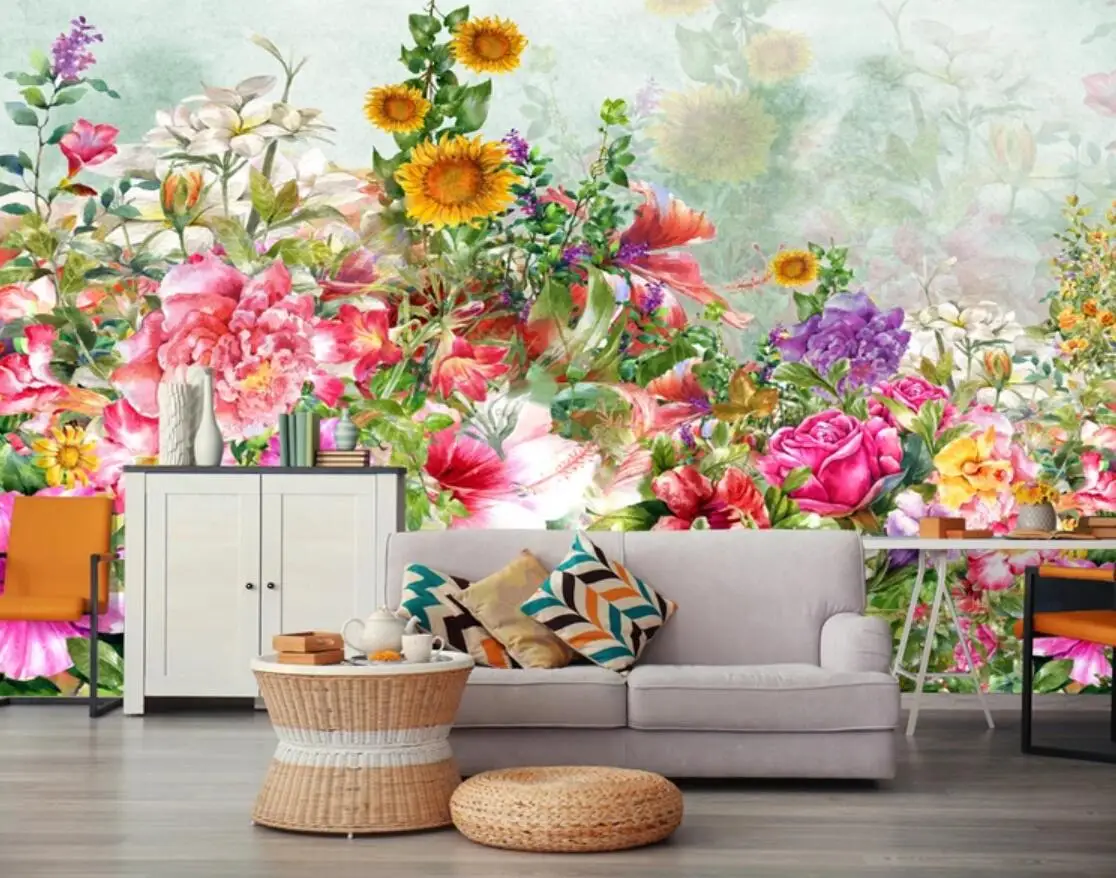 Nordic Watercolor Flower Wall Mural Bedroom Wallpaper Rolls Art Wall Decals Contact Paper Hand Painted Floral Murals Custom
Nordic Watercolor Flower Wall Mural Bedroom Wallpaper Rolls Art Wall Decals Contact Paper Hand Painted Floral Murals Custom