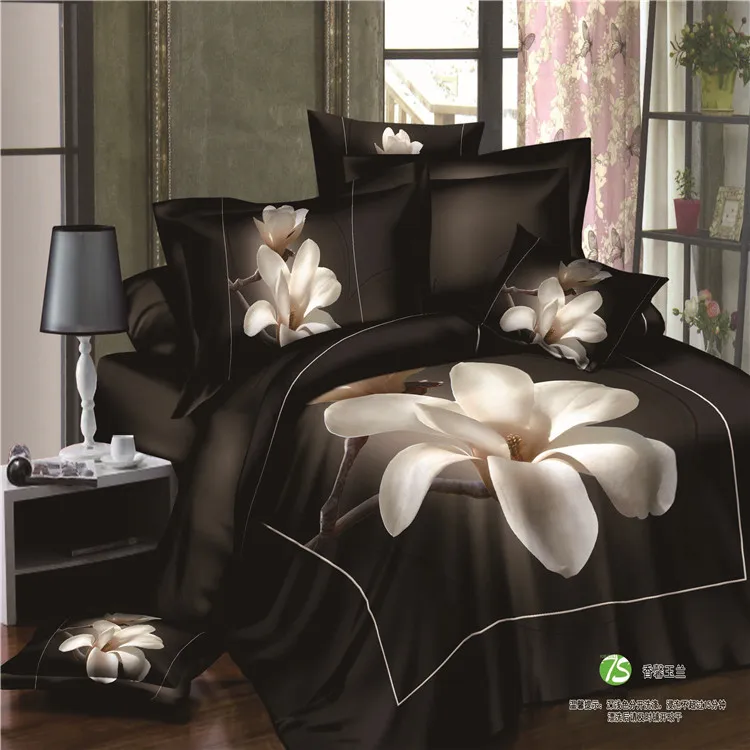 100 cotton 3d big red rose printed bed sheet sets black duvet/quilt cover full queen size
100 cotton 3d big red rose printed bed sheet sets black duvet/quilt cover full queen size