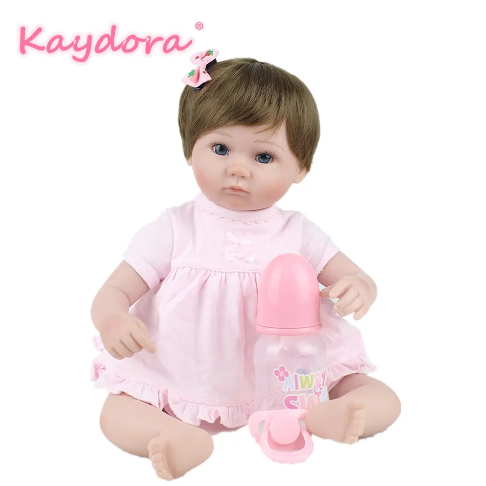KAYDORA 16 inch 40cm Reborn Baby Silicone bebe Girl Pink handmade reborn Bebe Bowknot Lovely New Fashion Bonecas Doll lol toy
KAYDORA 16 inch 40cm Reborn Baby Silicone bebe Girl Pink handmade reborn Bebe Bowknot Lovely New Fashion Bonecas Doll lol toy