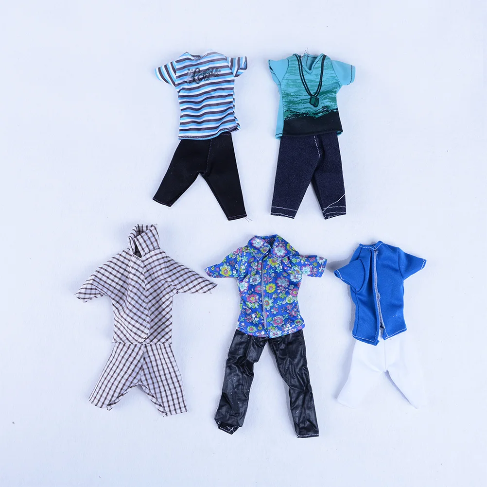 5 set Casual Suits Clothes Tops Pants For Boy Friend Ken Dolls For Doll High Quality
5 set Casual Suits Clothes Tops Pants For Boy Friend Ken Dolls For Doll High Quality