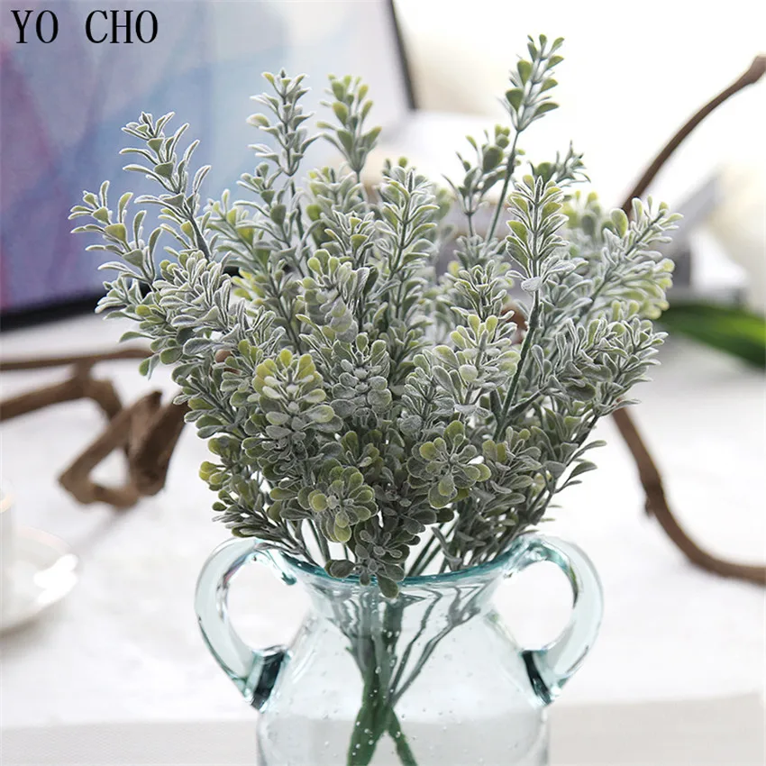 YO CHO 6 Branches Grass Leaves Milan Simulation Eucalyptus Flower Artificial Fake Floral Cafe Office Home Room Hotel Table Decor
YO CHO 6 Branches Grass Leaves Milan Simulation Eucalyptus Flower Artificial Fake Floral Cafe Office Home Room Hotel Table Decor