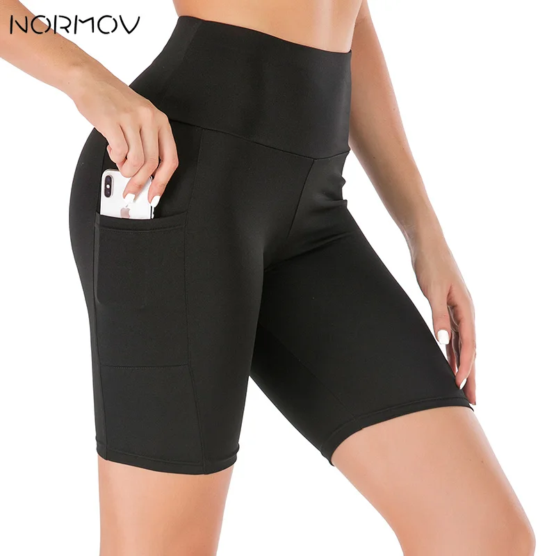 NORMOV High Waist Gym Shorts Women Black Pocket Yoga Shorts Women Athletic Workout Shorts Spandex Sport Shorts For Women
NORMOV High Waist Gym Shorts Women Black Pocket Yoga Shorts Women Athletic Workout Shorts Spandex Sport Shorts For Women