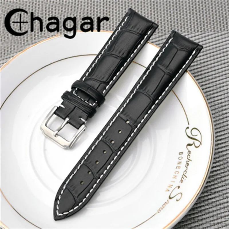 New belt 18mm 19mm 20mm 21mm 22mm 24mm Soft Sweatband Leather Strap High quality Steel Buckle Wrist accessories WatchBand
New belt 18mm 19mm 20mm 21mm 22mm 24mm Soft Sweatband Leather Strap High quality Steel Buckle Wrist accessories WatchBand