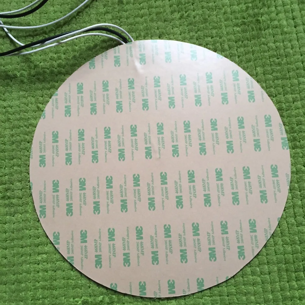 Dia 300mm, 500W 220V, w/ 3M PSA & NTC 100K Thermistor,Round Silicone Heater Pad,3D Printer Heater,Heatbed, Industrial Heater
Dia 300mm, 500W 220V, w/ 3M PSA & NTC 100K Thermistor,Round Silicone Heater Pad,3D Printer Heater,Heatbed, Industrial Heater