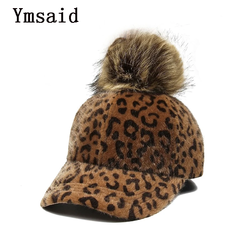 Ymsaid New Leopard Fur Ball Baseball Cap For Women Winter Autumn Fur Gorras Dad Hat Warm Snapback Caps
Ymsaid New Leopard Fur Ball Baseball Cap For Women Winter Autumn Fur Gorras Dad Hat Warm Snapback Caps