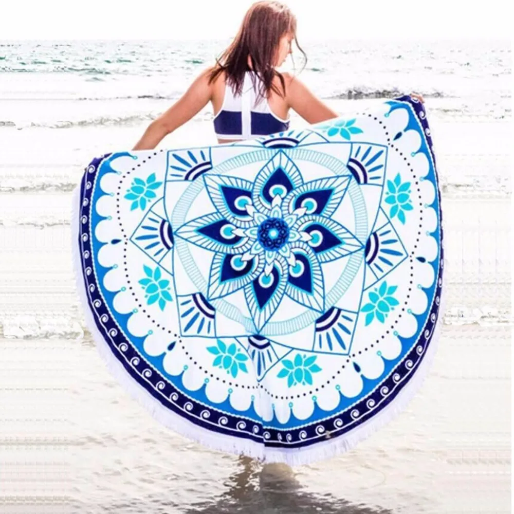2021 New Indian Tapestry Women Chic Tassel Lotus Printed Bohemian Beach Mat Yoga Mat Sunblock Round Bikini Cover-Up Blanket
2021 New Indian Tapestry Women Chic Tassel Lotus Printed Bohemian Beach Mat Yoga Mat Sunblock Round Bikini Cover-Up Blanket
