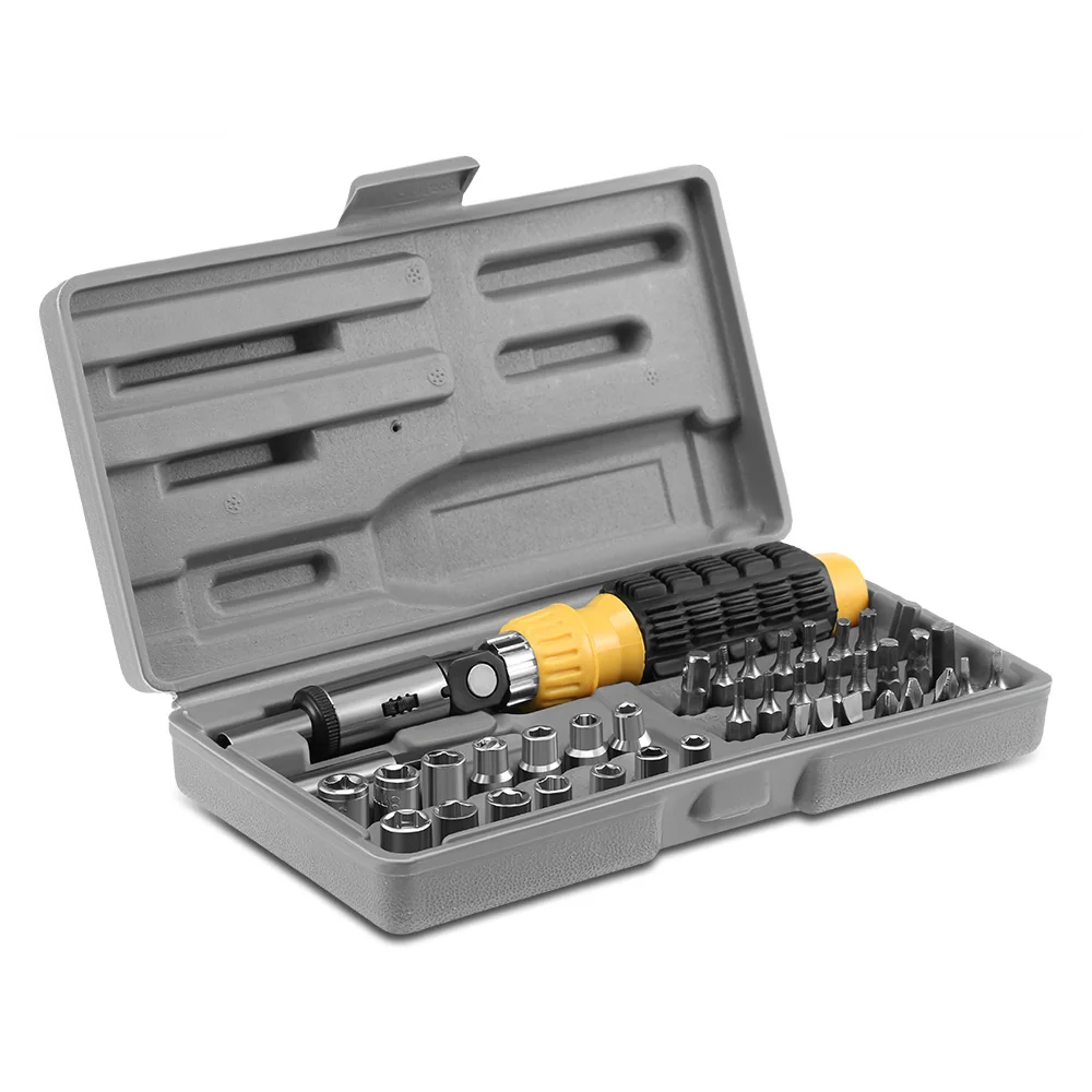 41PCS Multifunctional Ratchet Driver Adapters Tools Electronic Device Repairing Portable Hand Tool Set For Disassembly | Инструменты
