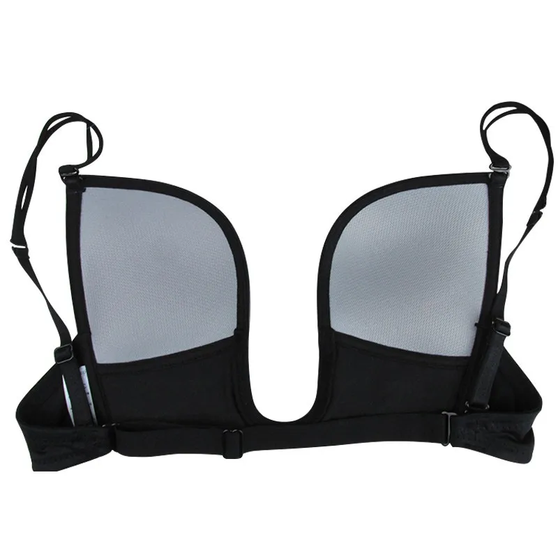 Sexy Satin invisible Plunge Bra Women Deep U Backless Bras Push Up Seamless Brassiere Underwear
Sexy Satin invisible Plunge Bra Women Deep U Backless Bras Push Up Seamless Brassiere Underwear