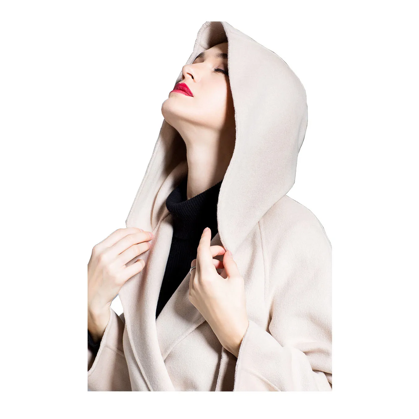 2018 autumn and winter new women's Korean double-sided cashmere overcoat long hooded woolen trench woolen windbreaker 1807011
2018 autumn and winter new women's Korean double-sided cashmere overcoat long hooded woolen trench woolen windbreaker 1807011
