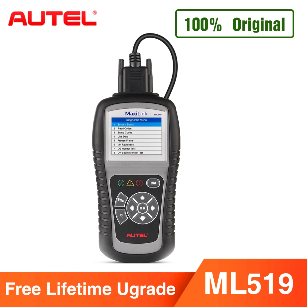 Autel OBD2 Auto Scanner Diagnostic Tool OBD 2 MaxiLink ML519 EOBD,OBDII Automotivo Code Reader Automotive Car Scan Tool
Autel OBD2 Auto Scanner Diagnostic Tool OBD 2 MaxiLink ML519 EOBD,OBDII Automotivo Code Reader Automotive Car Scan Tool