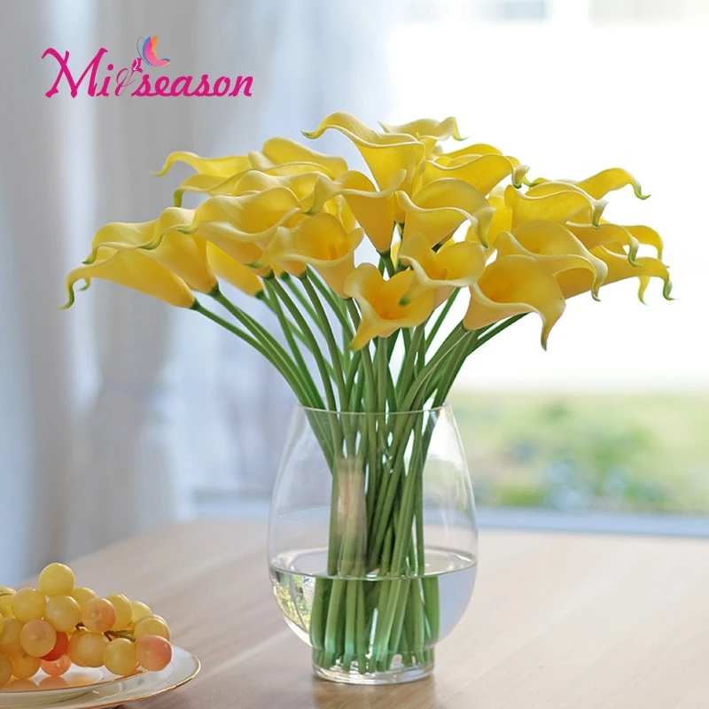 10pcs/lot Real Touch Artificial Flowers Wedding Decorative Flowers Calla Lily Fake Flowers Wedding Party Decoration Accessories
10pcs/lot Real Touch Artificial Flowers Wedding Decorative Flowers Calla Lily Fake Flowers Wedding Party Decoration Accessories