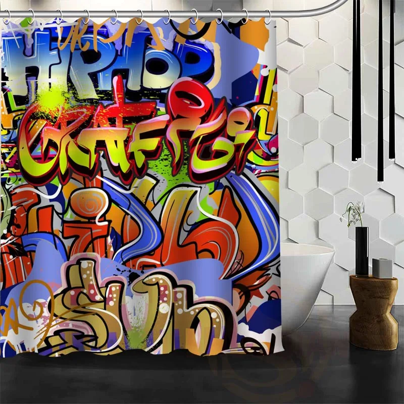 Best Nice Custom graffiti Art Shower Curtain Bath Curtain Waterproof Fabric For Bathroom MORE SIZE WJY&109
Best Nice Custom graffiti Art Shower Curtain Bath Curtain Waterproof Fabric For Bathroom MORE SIZE WJY&109