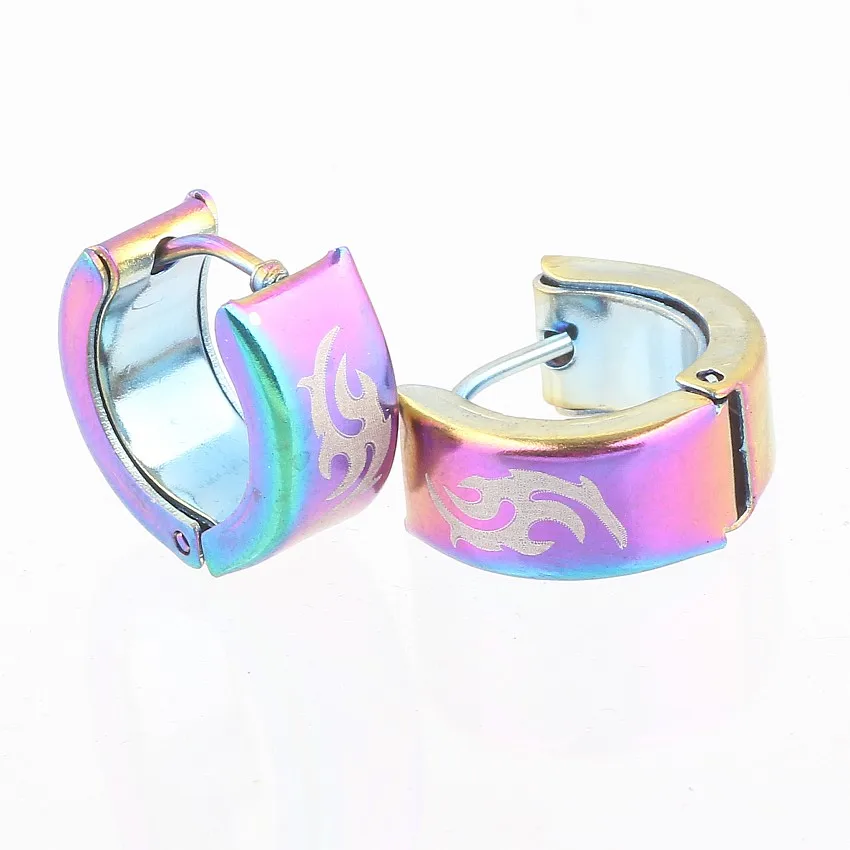 QianBei Fashion Fantastic Top Quality AB color Stainless Steel Studs Hoop Mens womens Fire Earrings new arrival HOT
QianBei Fashion Fantastic Top Quality AB color Stainless Steel Studs Hoop Mens womens Fire Earrings new arrival HOT