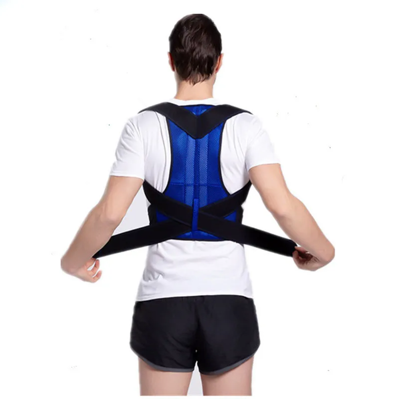 Posture Corrector Vest Adjustable Back Shoulder Protection Body Shaper Humpback Spine Shapewear Correction Top Unisex | Мужская одежда