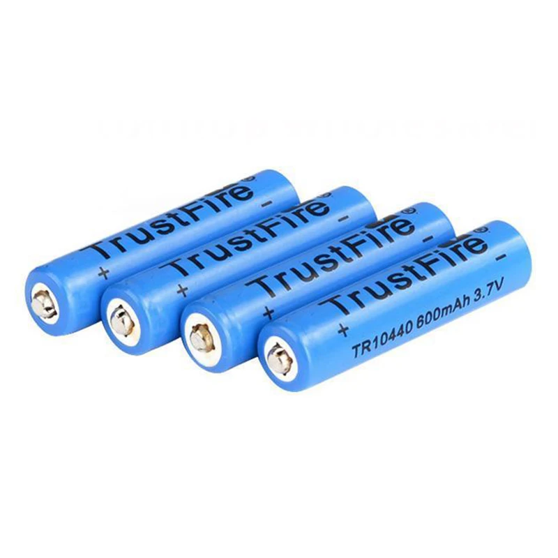 TrustFire 20 шт AAA 10440 600mAh 3 7 V литий-ионный аккумулятор синий | Электроника