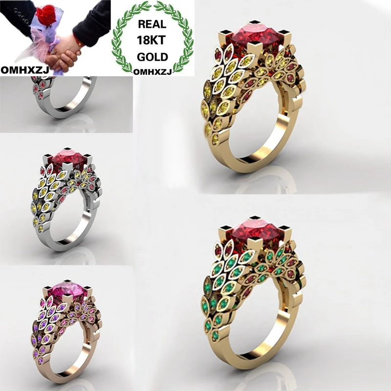 OMHXZJ Wholesale European Fashion Hot Woman Girl Party Birthday Wedding Gift Luxury Leaves AAA Zircon 18KT Rose Gold Ring RR961
OMHXZJ Wholesale European Fashion Hot Woman Girl Party Birthday Wedding Gift Luxury Leaves AAA Zircon 18KT Rose Gold Ring RR961