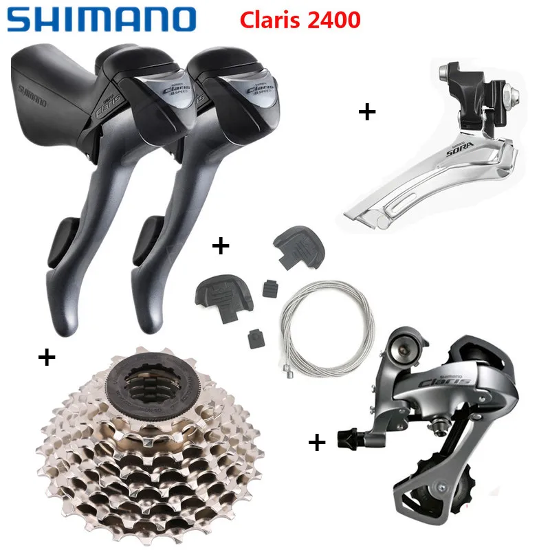 Shimano Claris 2400 2x8 скоростной дорожный велосипед STI рычаг переключения передач